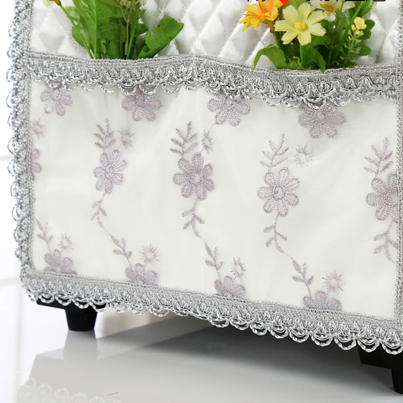 Lace Fabric Dust Cover Microwave Case Microwave Oven Pastoral Style Microwave Towel