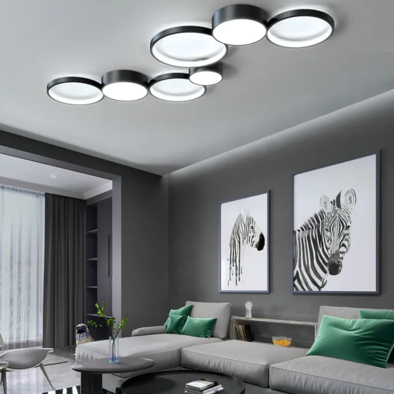 New Nordic modern living room LED ceiling lamp bedroom lamp restaurant LED chandelier hotel lamp LED lamp   ZM1119