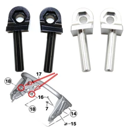 Motorcycle accessories Windshield Windscreen Mounting Fixed Bolt Screw For BMW R1200GS ADV 2004-2012 2005 2006 2007 2008
