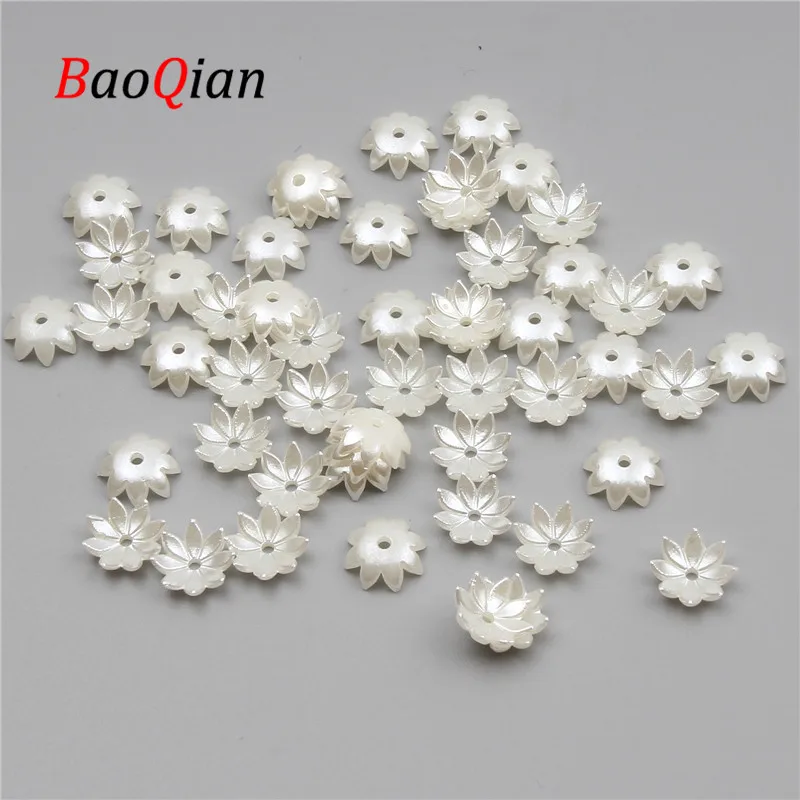 200pcs10mm Ivory Acrylic Imitation Pearl Jewelry Making Fashion Necklace Bracelet Bead DIY Charm Jewelry Accessories