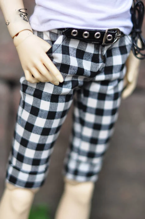 

1/6 1/4 1/3 BJD doll clothes Casual Plaid shorts for BJD/SD accessories ID72 uncle.Not included doll,shoes,wig and other A0957