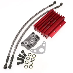 Oil Cooler Cooling Radiator Hose Bolt Kit for Pit Dirt Bike 110cc 125cc 140cc 150cc
