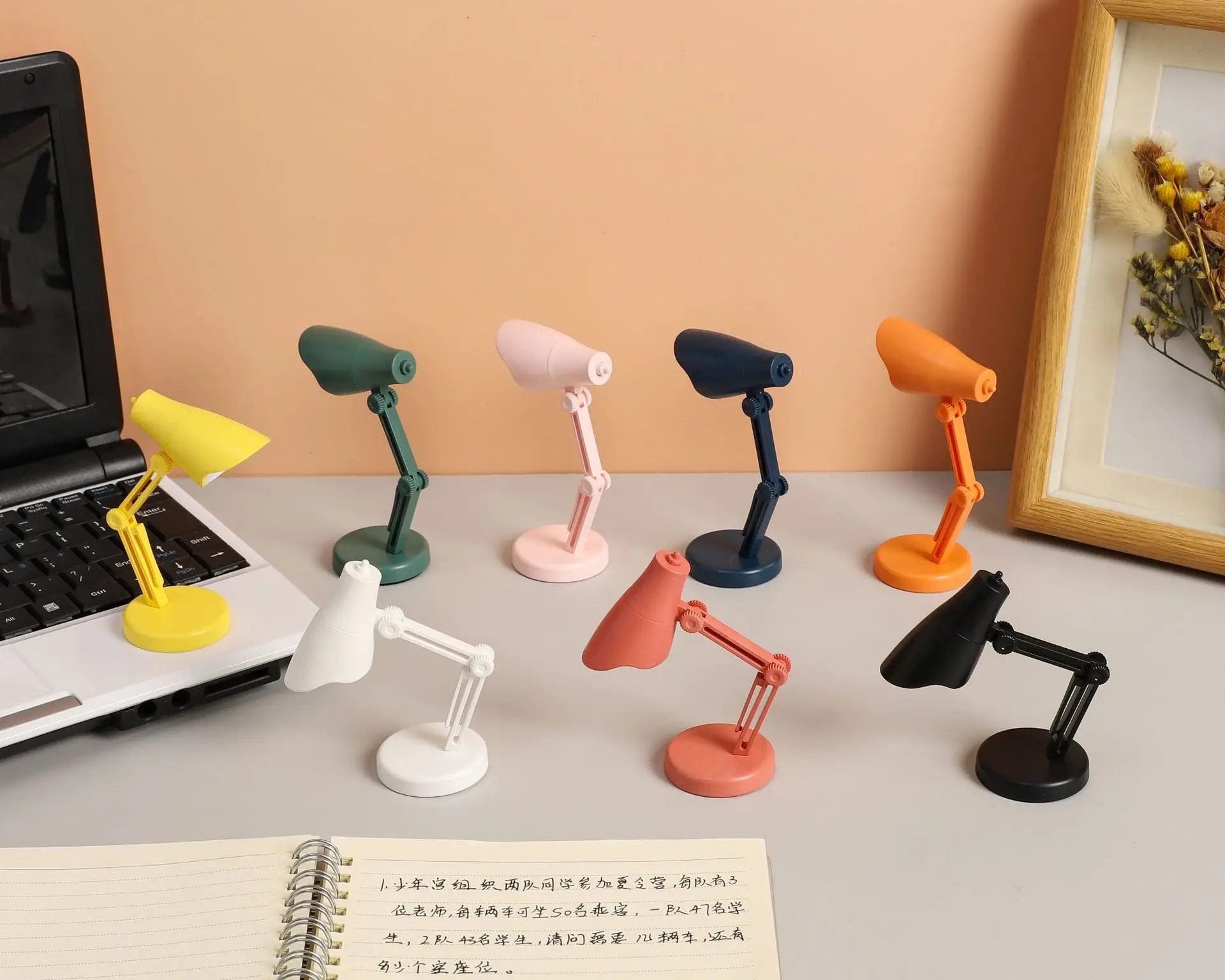 LED Table Lamp Mini Fold-able Night Reading Book Lamps for Home Room Computer Notebook Laptop Desk Night Lights Eye Protections