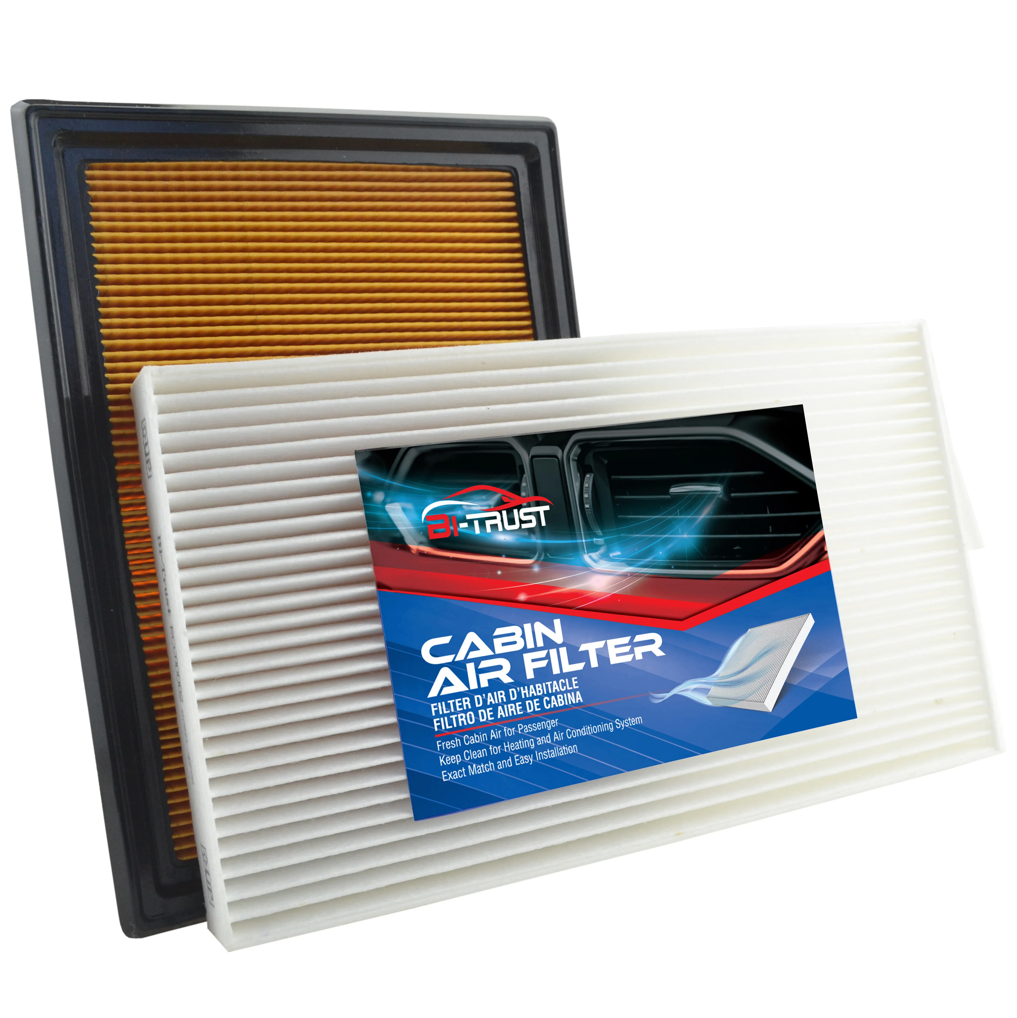 

Bi-Trust Engine Cabin Air Filter for 2011-2017 Nissan Juke L4 1.6L/2017-2019 Nissan Sentra 1.6L/2013-2019 Nissan Sentra 1.8L