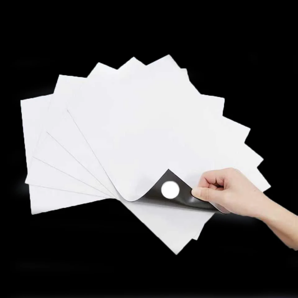 Rubber Magnet Self Adhesive Flexible Magnetic Sheet A4 thickness 1.5mm advertising or whiteboard Fridge Magnet