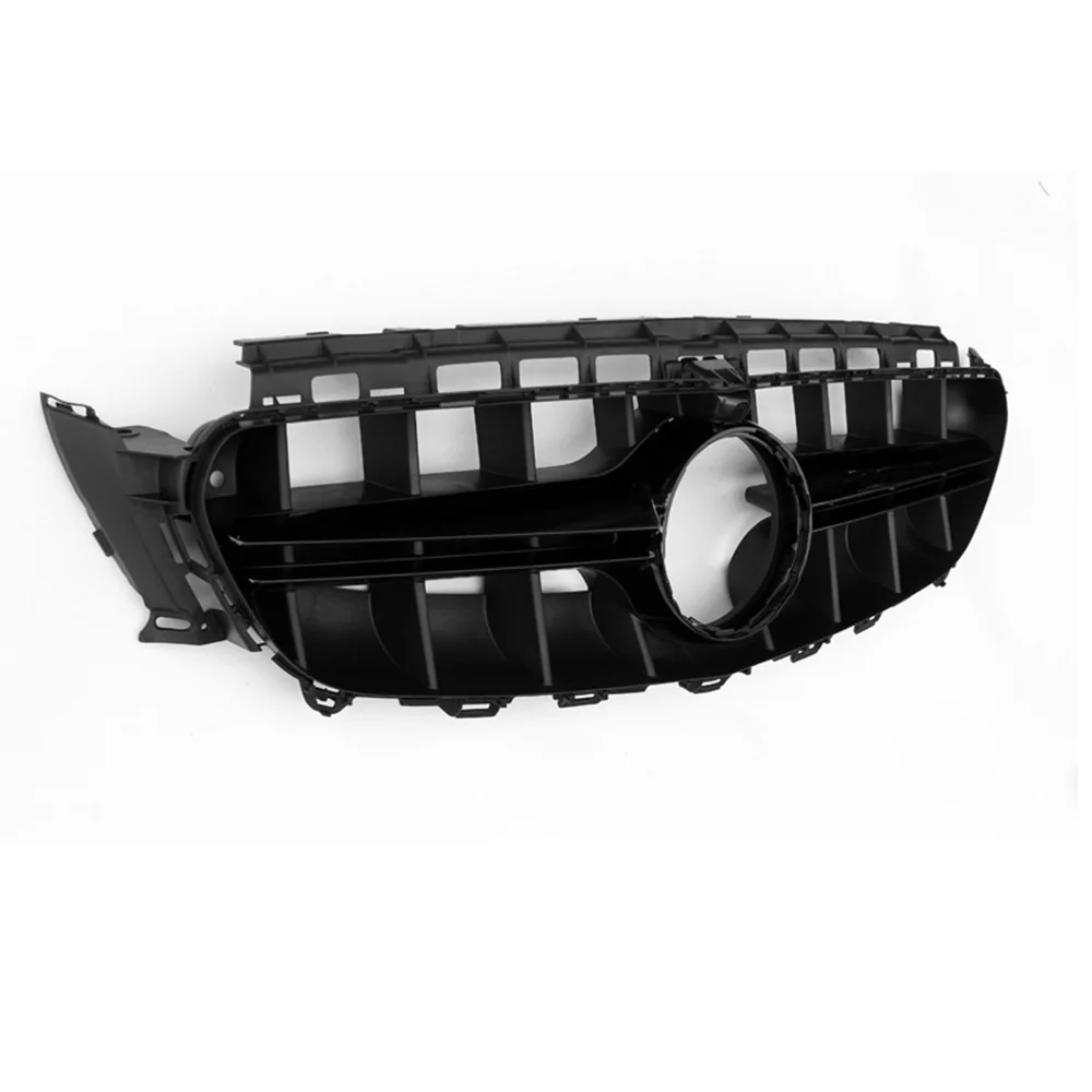 GTR Style ABS Front Bumper Grill Grille for Benz W213 E200 E300 E350 E400 E43 E52 With Amg Package 2015 up