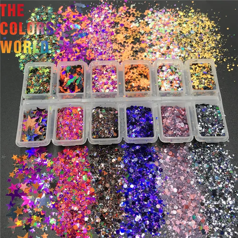 TCT-576  Halloween Nail Glitter Nail Art Decoration Маникюр Nail Design Makeup 매니큐어 Tumbler Crafts Manicure Festival Accessories