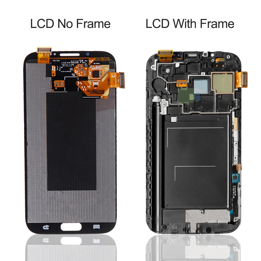 5.5'' For Samsung Galaxy Note 2 LCD N7100 Note2 N7105 Display Touch Screen Digitizer Assembly Replacement Parts