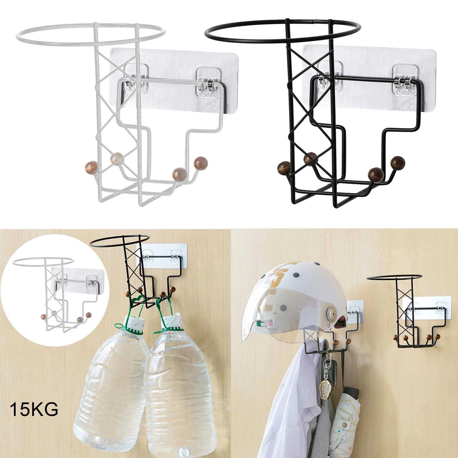 Soporte multiusos para casco de motocicleta, percha para chaqueta, artículos diversos para el hogar, estante de montaje en pared para armario de