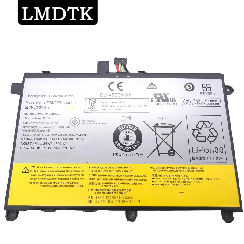 LMDTK New L13L4P21 L13S4P21 Laptop Battery For Lenovo YOGA 2 11 20428/ 20332 11.6