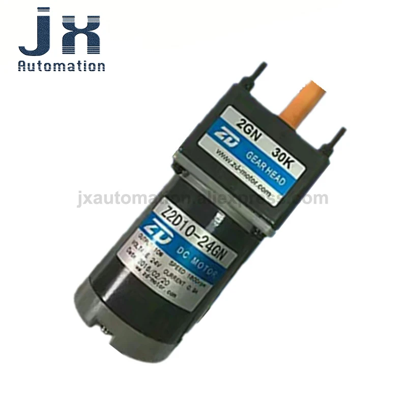 ZD 10W DC Brush Motor 12V/24V Z2D10-24GN/Z2D10-12GN-18S/30S Micro DC Gear Motor