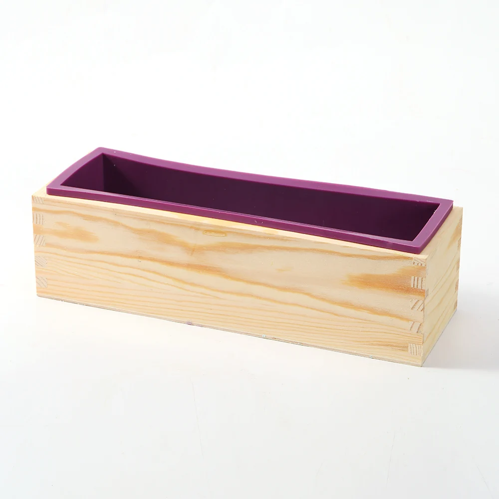 Silicone Molds for Handmade Soaps Rectangle Silicone Liner with Embossed Mat Soap Making Moulds