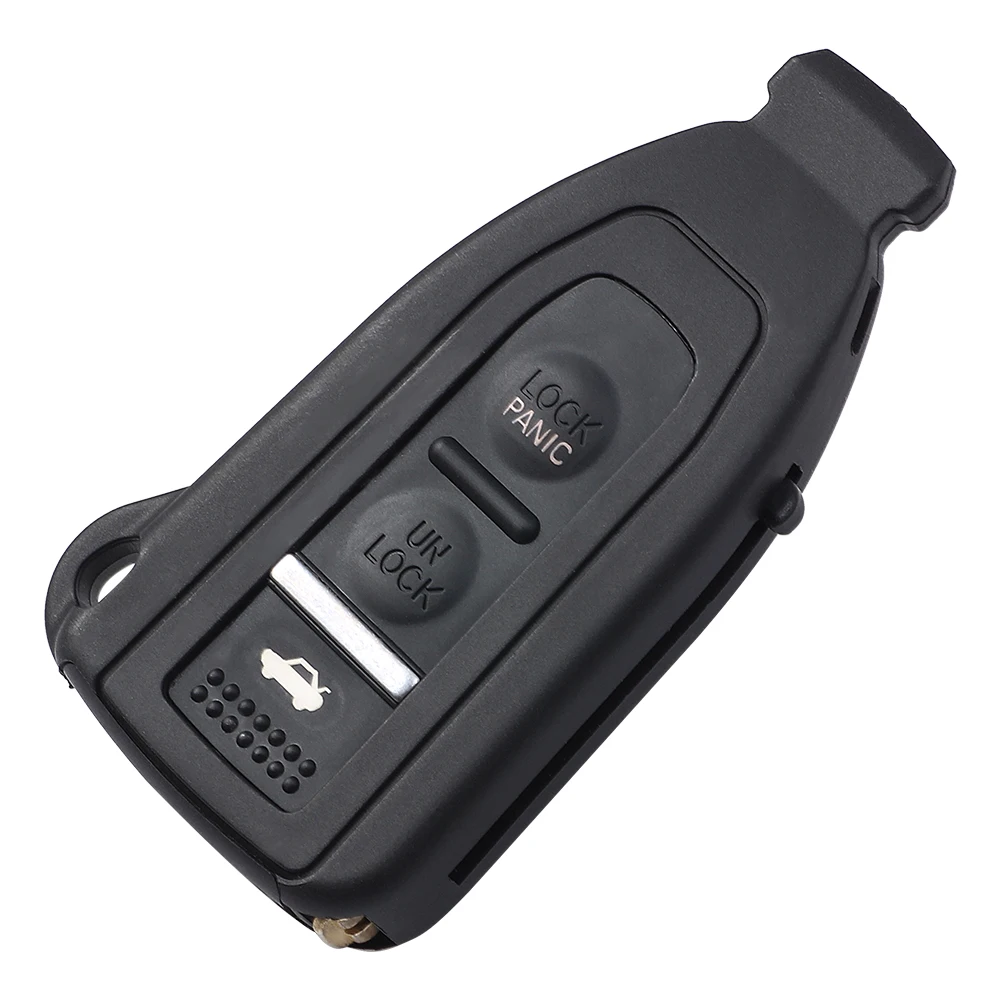 KEYECU 2/3 Tasten Für Lexus LS430 2002 2003 2004 2005 2006, Smart Key Shell Fall Fernbedienung Abdeckung Fob Mit Uncut Klinge HYQ12BZE – Detail 1