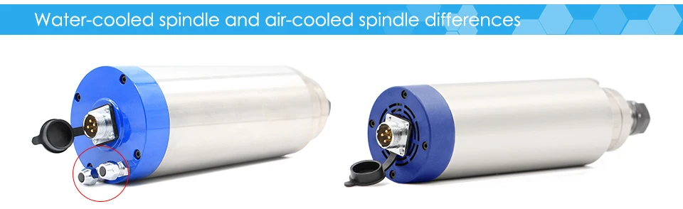 G‑PENNY 3,2 kW ER20 wassergekühlter Spindelmotor-Kit 100 mm 4 Lager 0,01 mm HY 220 V 4,0 kW VFD-Halterung Wasserpumpe für CNC-Fräse – Detail 16