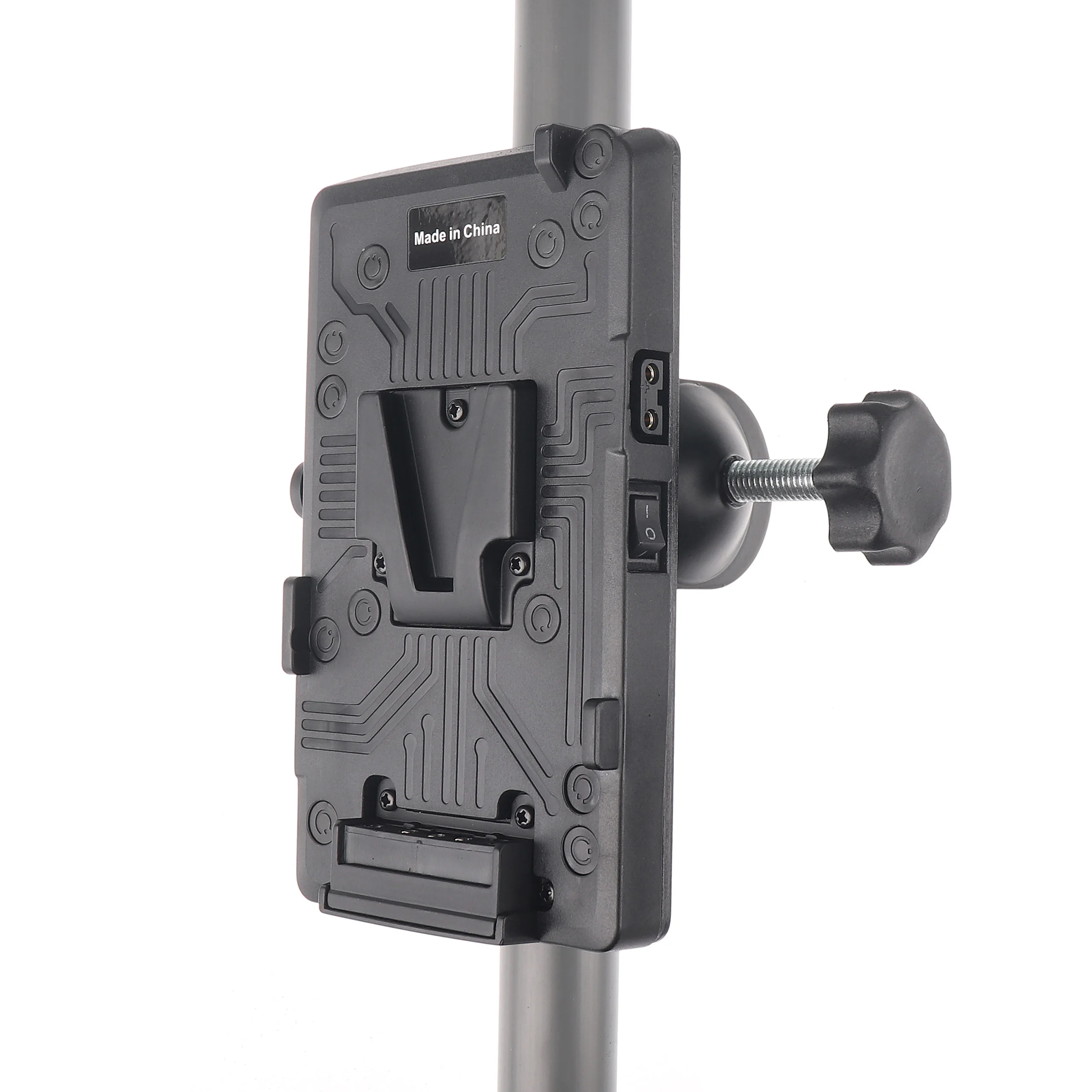 FOTGA-Adaptador de placa de alimentación de batería, montaje en V, con d-tap + abrazadera para cámara de vídeo Sony DSLR