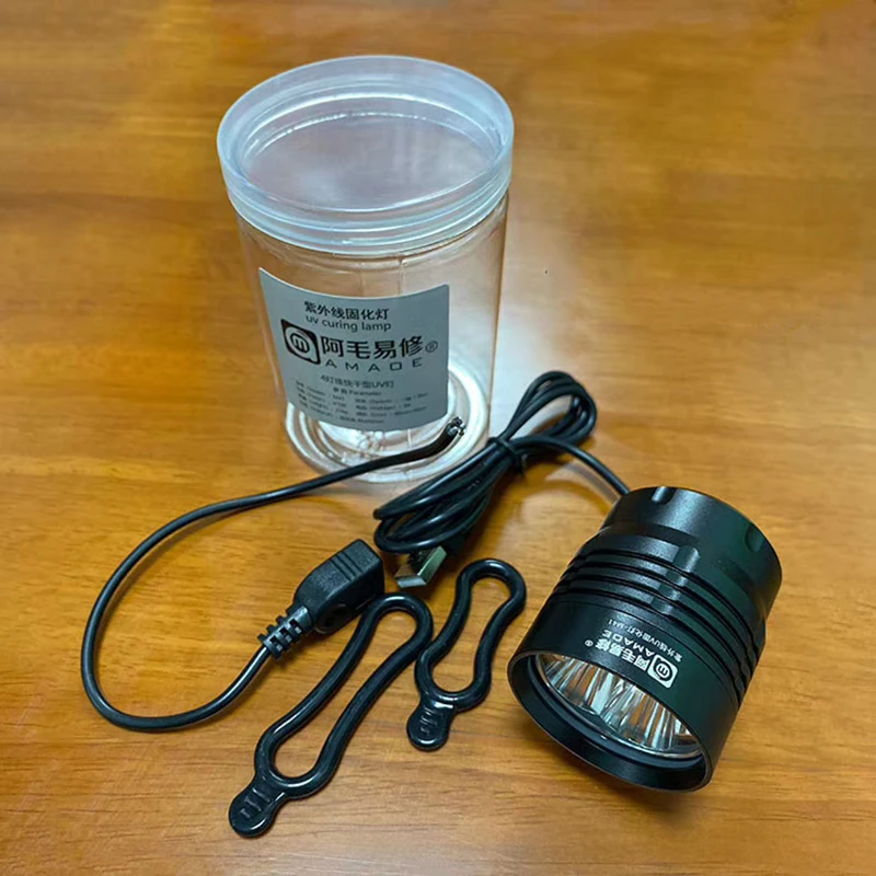 AMAOE M41 강력한 UV 빠른 경화 램프 4 램프 구슬 휴대 전화 컴퓨터 마더 보드 수리 도구에 대 한 녹색 오일 경화 빛