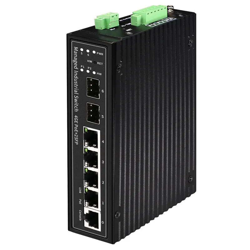 Imagem -05 - Interruptor Inteligente de Gerenciamento Ethernet Portas Gigabit Mais Trilhos de Monitoramento Sfp