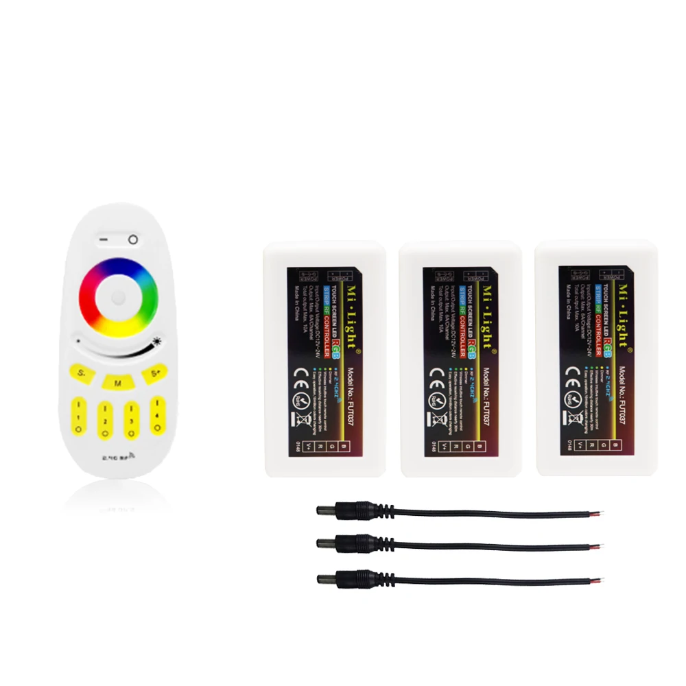 Imagem -02 - Miboxer Dimmer Remoto Fut096 Fut037 2.4g rf sem Fio Zona Led Controlador para Rgb Led Strip