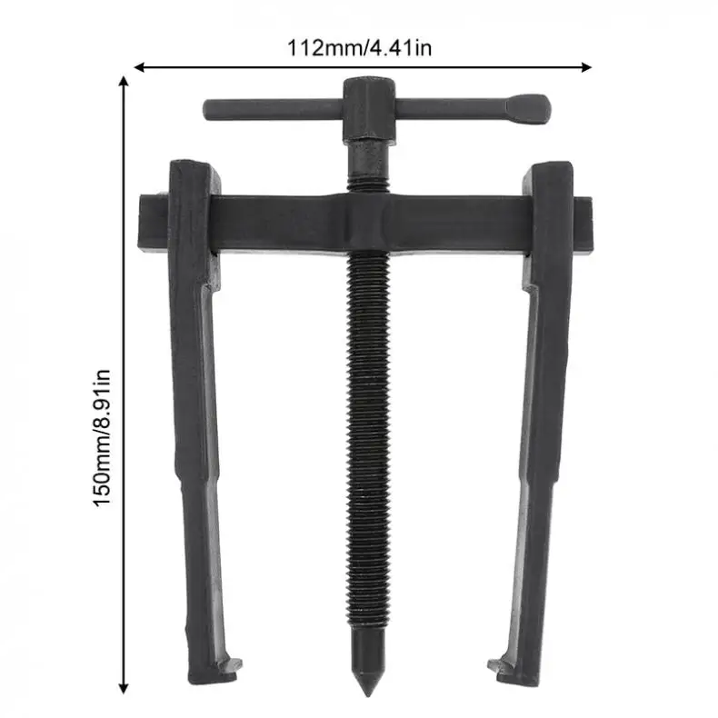 Extracteur à deux griffes en acier 150mm, dispositif de levage séparé, traction polyvalente, renforcer le roulement pour outils à main mécaniciens