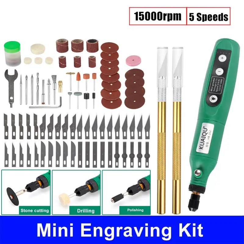 18000rpm Mini manual Tools Drill Jewelry Engraving Tool Wireless Rust Removal Drill Machine Mini Engraving Pen