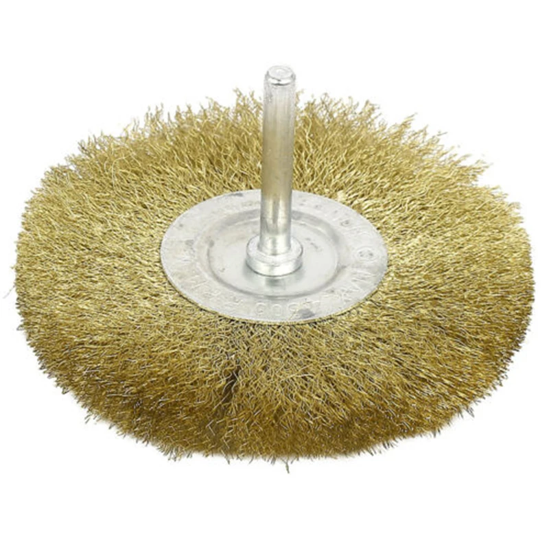 100mm Steel Wire Wheel Brushes For Metals Rust Removal Polishing Brush Steel Rotary Brush For Mini Drill Rotary Tools