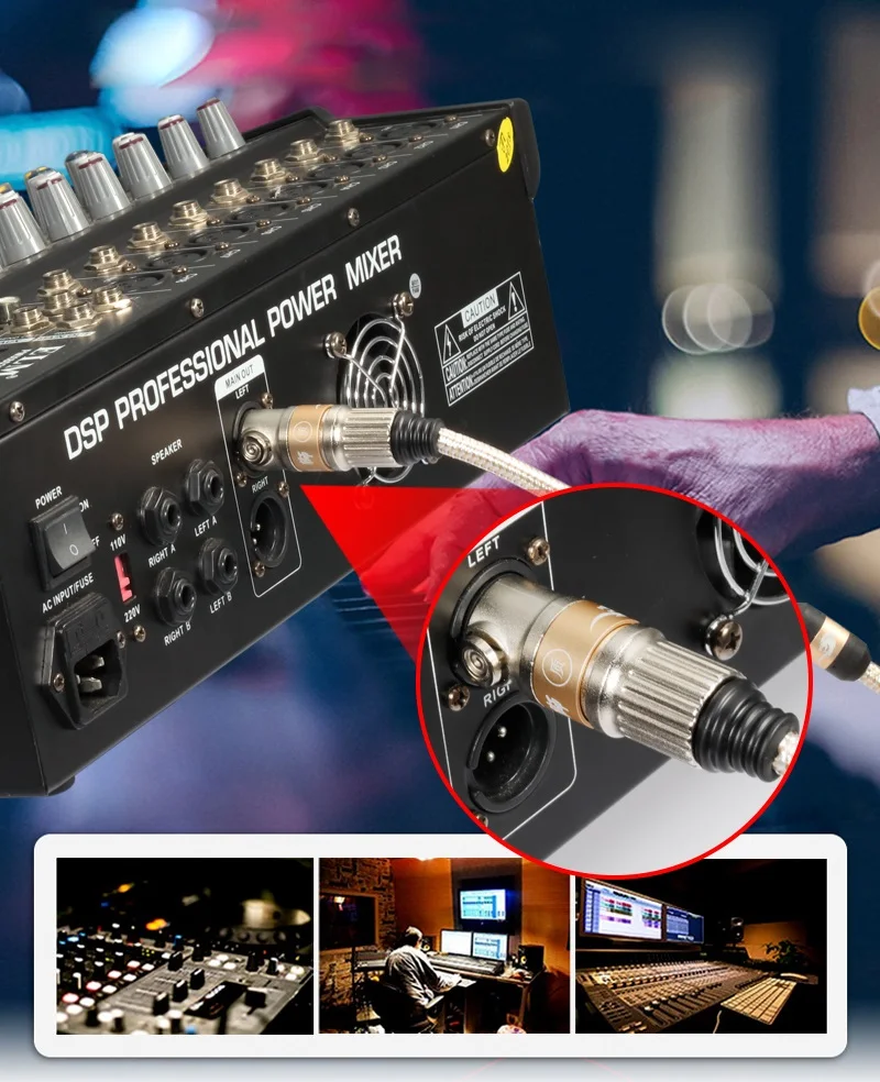 Kabel audio RCA męski na XLR żeński do magnetofonu Głośnik stereofoniczny Mikser Konsola Wzmacniacz Adapter RCA na XLR Niezbalansowany przewód