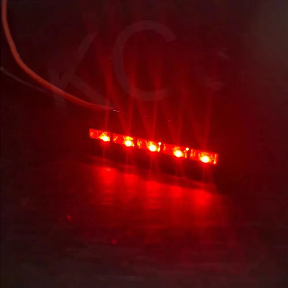 LED Tail Light Brake Light Red Lamp for 1/10 Axial SCX10 II Wraith RR10 TRX4 D90 Tamiya 32mm 62mm Break Light RC Car Parts