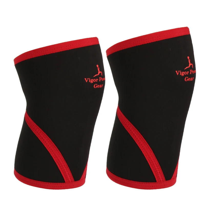 Vigor Power Gear 7Mm Neoprene Knee Supports Weight Lifting Workout Knee Sleeves