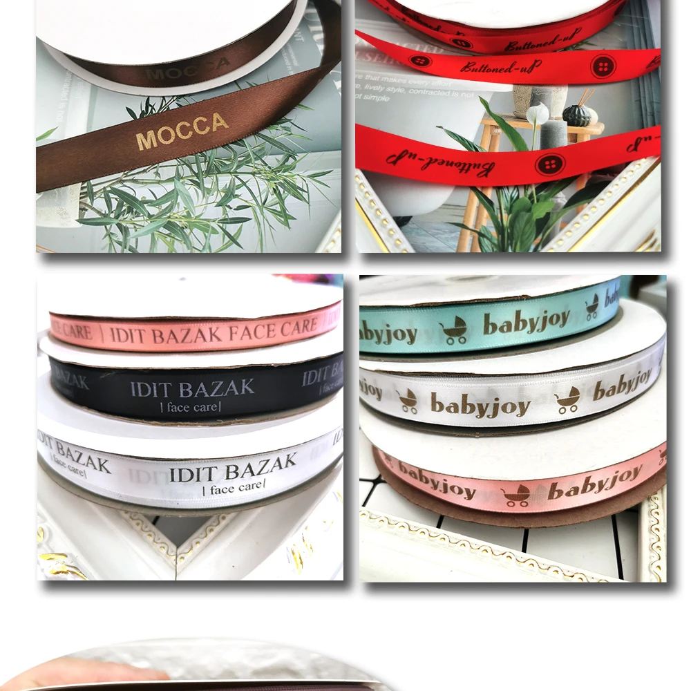 10mm-75mm individuell bedrucktes Band, persönliches Logo, Rubban, Geschenkbox, Backverpackung, Hochzeit, Geburtstag, Jahrestag, Armband, DIY, Schleifenherstellung – Detail 18