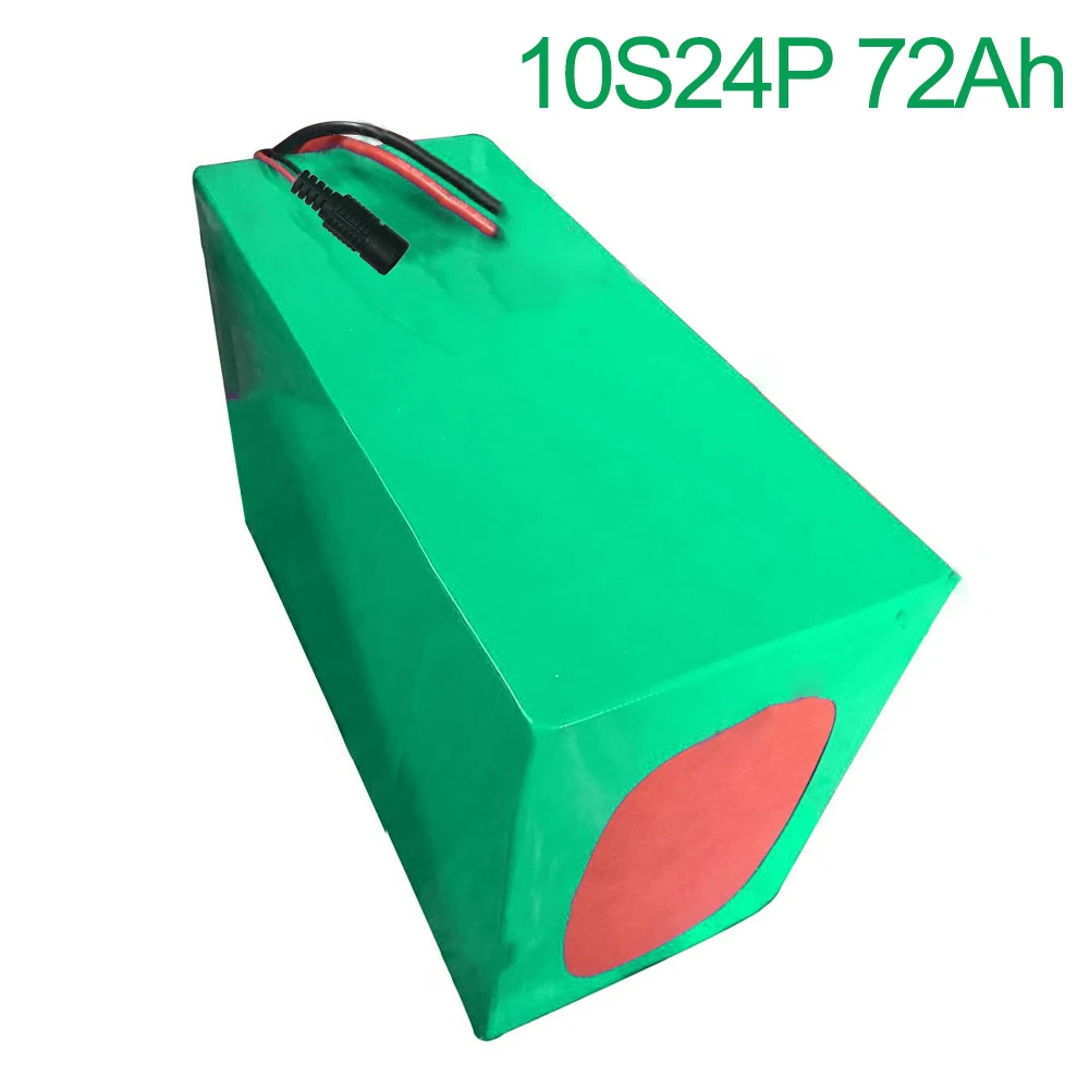 

36V 72Ah 10S24P 18650 литий-ионный аккумулятор для электровелосипеда, электровелосипеда, 42V 250x195x140mm