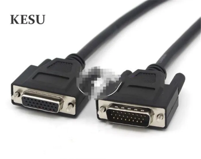 26Pin 26 pin DB26 Male to Female D-SUB Signal Breakout Terminal Connector Cable 0.5M/1.5m/2M