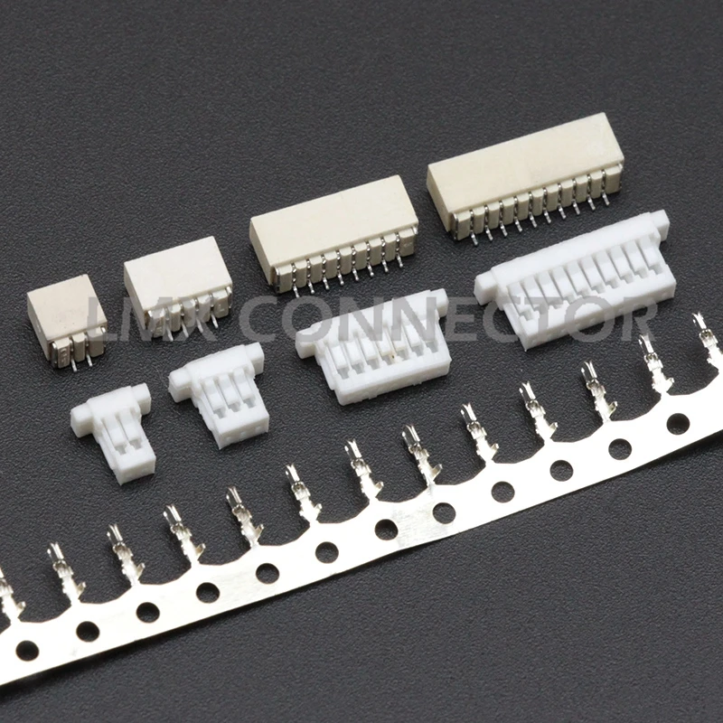 20 Set SH1.0 Connetor 1.0mm Pitch SMD Horizontal Type 2P 3P 4P 5P 6P 7P 8P 9P 10P 11P 12 Pin Pin Header + Housing+Terminals