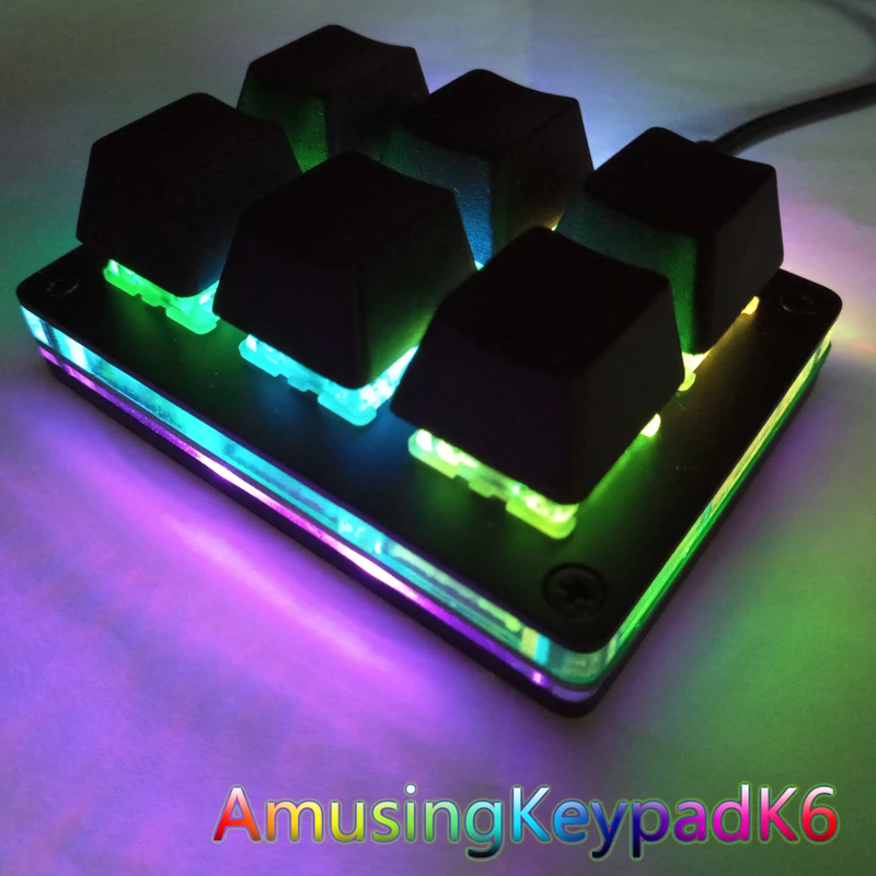 Keypad Hiburan K6 Osu Muse Dash Mini Multimedia Tombol Panas Audio Game Keypad Disk Sentuh