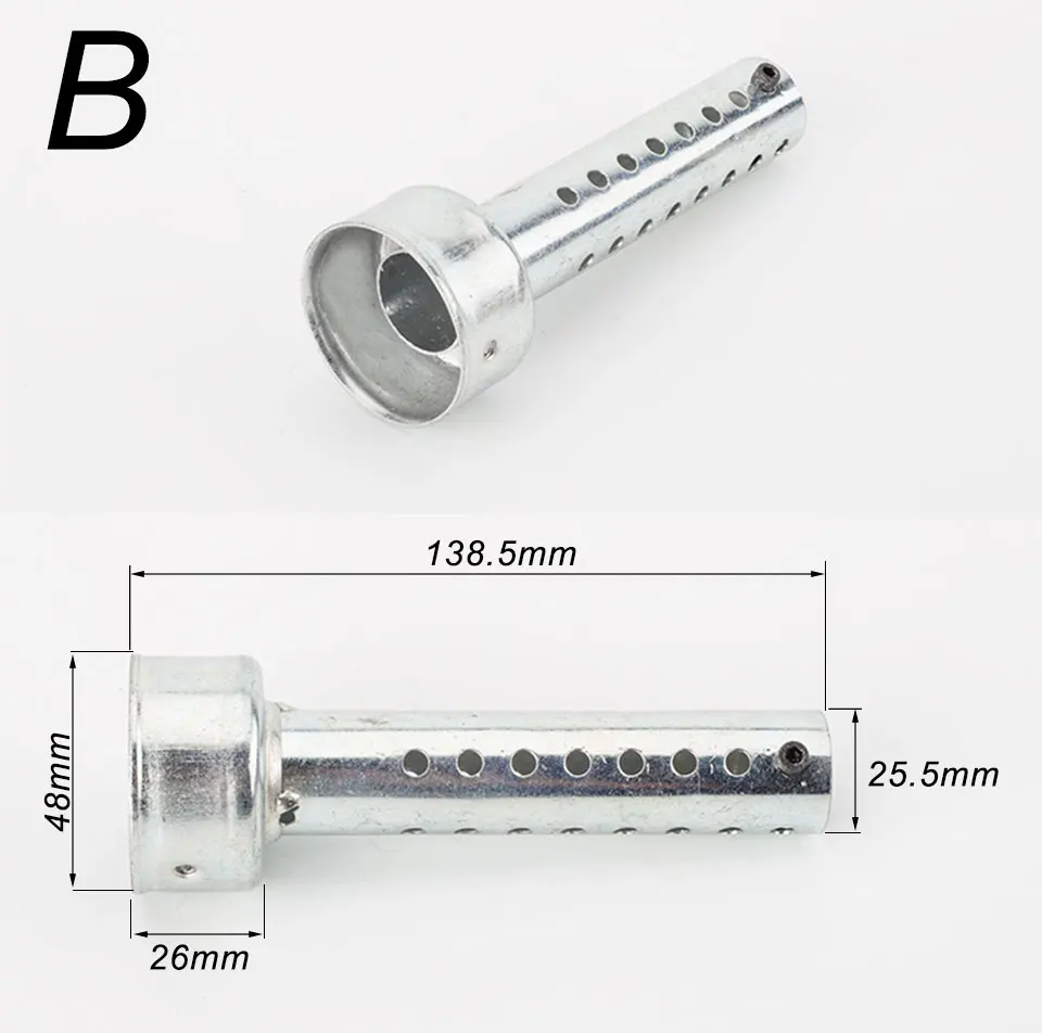 DB KILLER KIT 105DB FOR FULL EXHAUST MOTORCYCLE PERFORMANCE EXHAUST MUFFLER CATALYTIC SILENCING 51 CALIBER 63 DIAMETER EXHAUST