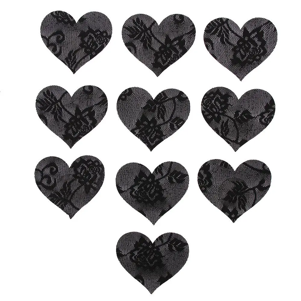 女性のためのセクシーな目に見えないレーステープ,粘着性の胸のステッカー,乳首テープ,アクセサリー,20個