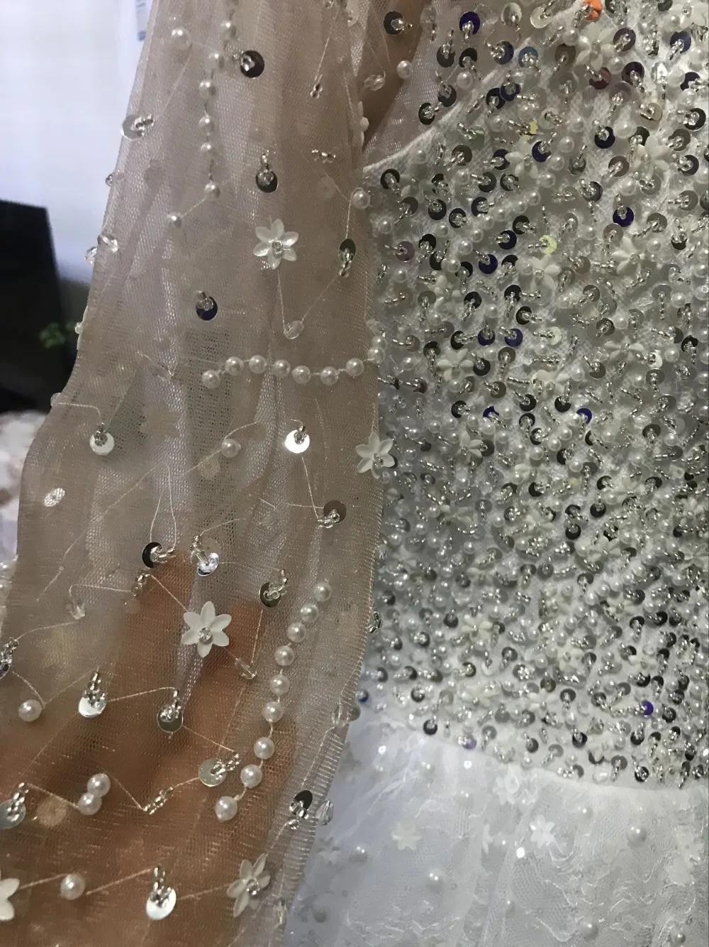 หรูหรา Beading Puffy ชุดแต่งงาน2023แขนยาวคริสตัลคอคำชุดเจ้าสาว Vintage Robe De Mariee