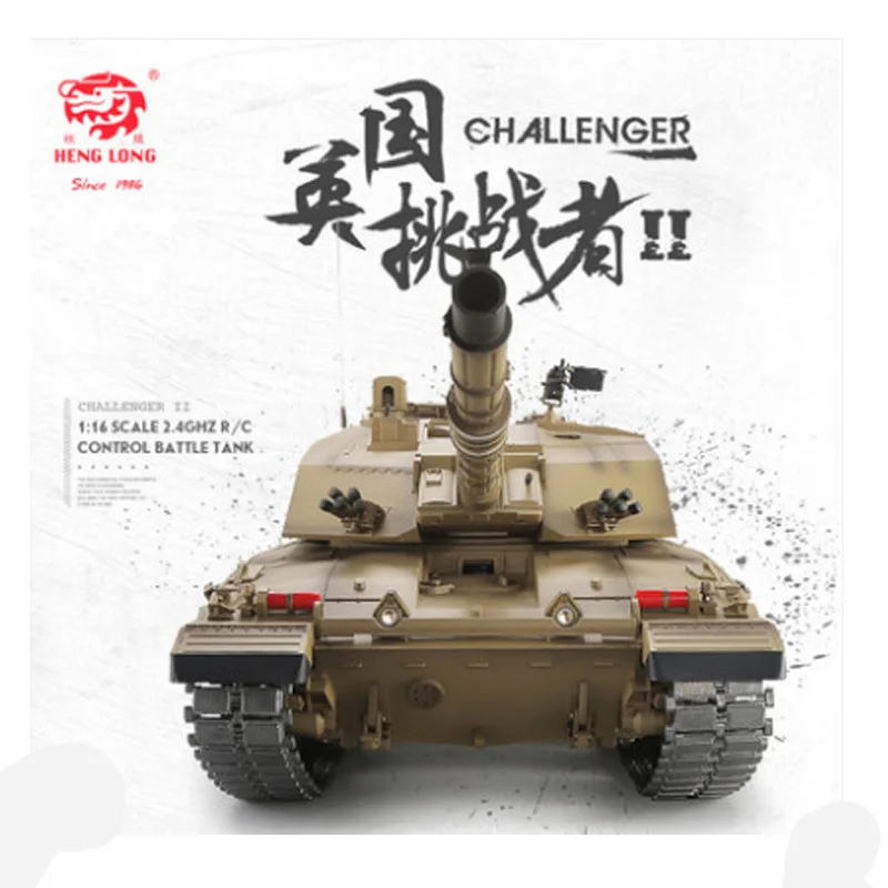 Henglong-rcメインタンク、チャレンジャー2、2.4ghz、1、16、u.k、3908