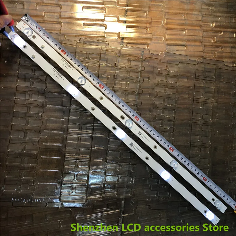 580 مللي متر LED شريط إضاءة خلفي 5 مصابيح ل 32 'تلفاز LCD MS-L1598 V1 32DN 2 * 5_3030_300MA_30V 6V 5LED 100% جديد