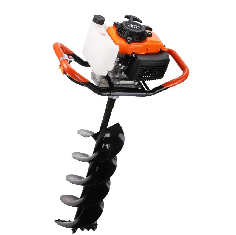 

52cc / 71cc ground drill planter, gasoline tree planter, piling and digging machine, high-power mining tool