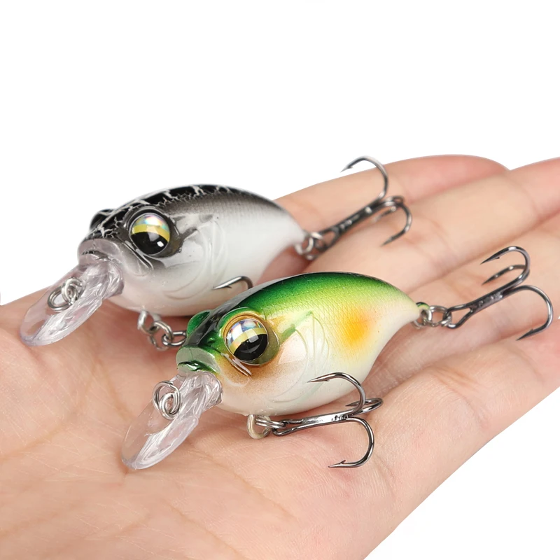 2021 Japanese Design Hard Fishing Lure 38mm 8g 39mm4.8g Mini Crank Bait For Pike Perch Bass Floating Crankbait Pesca