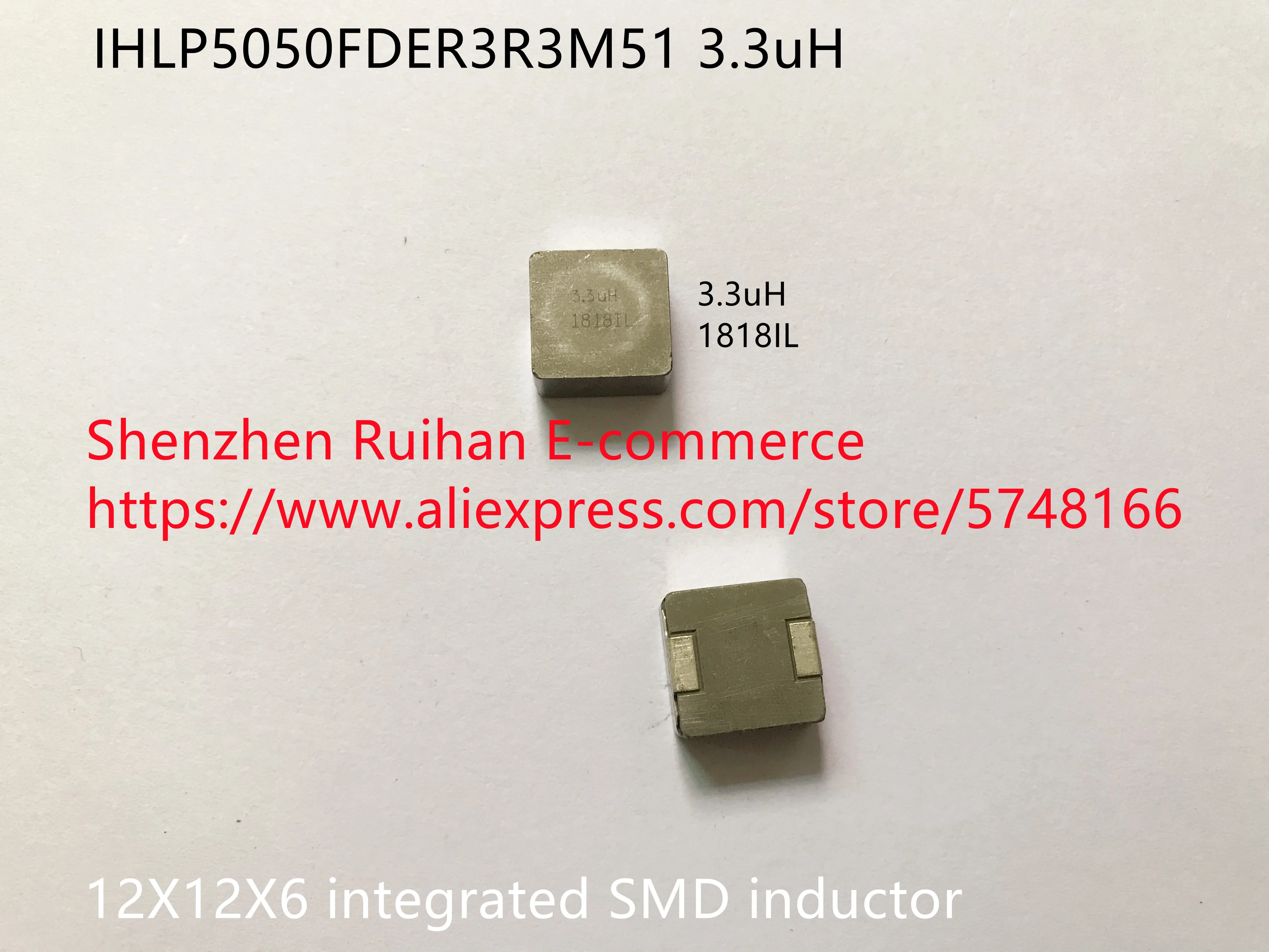 Original new 100% IHLP5050FDER3R3M51 3.3uH 12X12X6MM integrated inductor