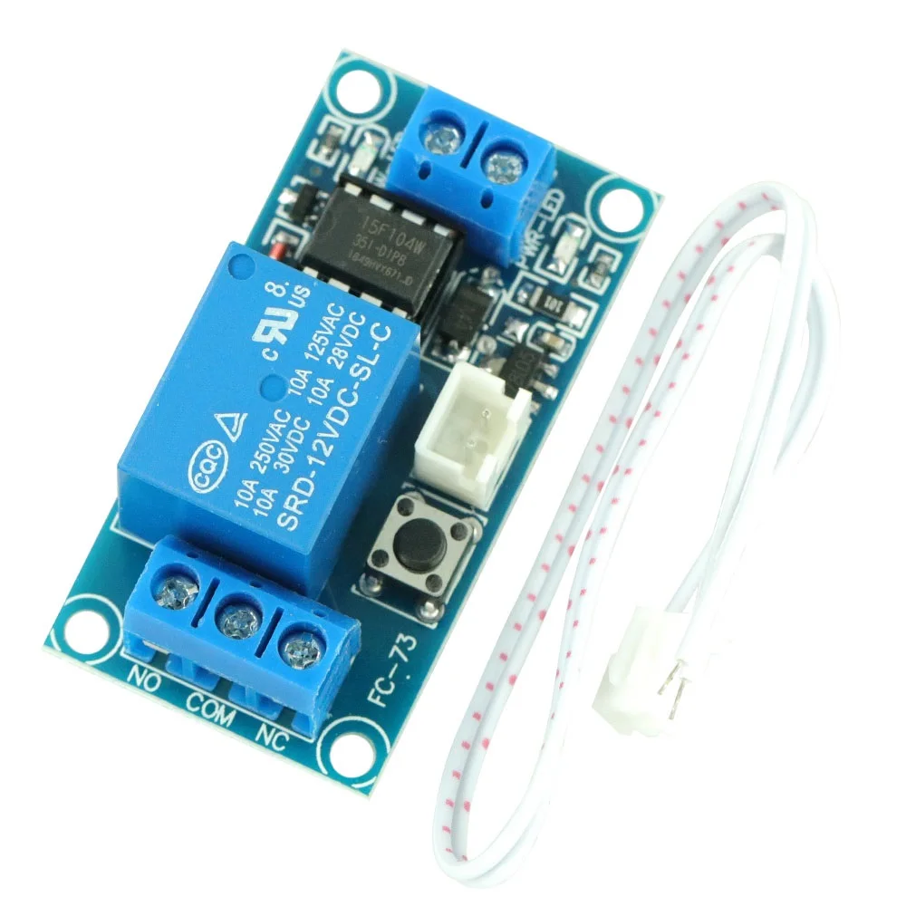 12V 1 Channel Latching Relay Module with Touch Bistable Switch MCU Control NEW