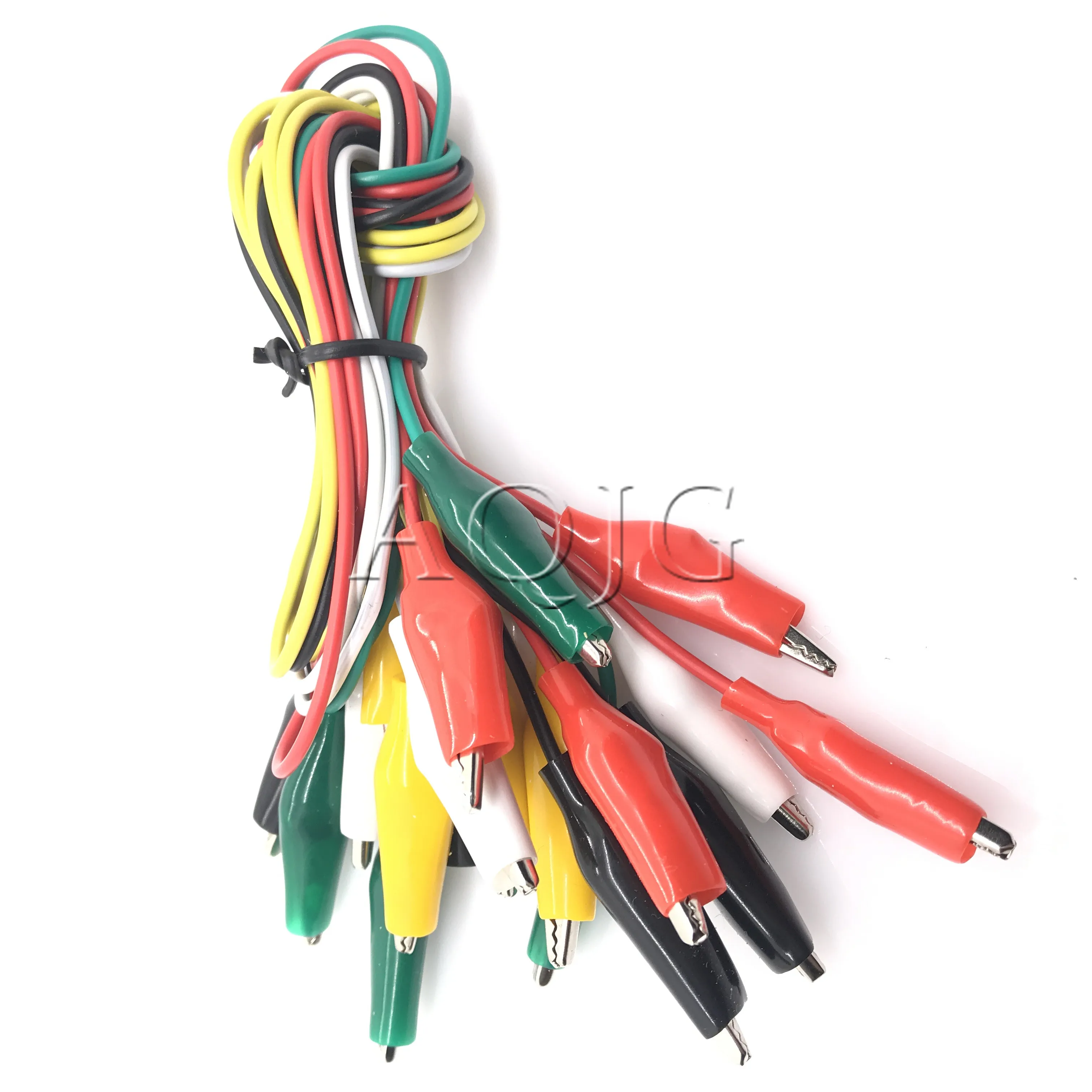 Alligator Clips Electrical DIY Test Leads Alligator Double-ended Crocodile Clips Roach Clip Test Jumper Wire