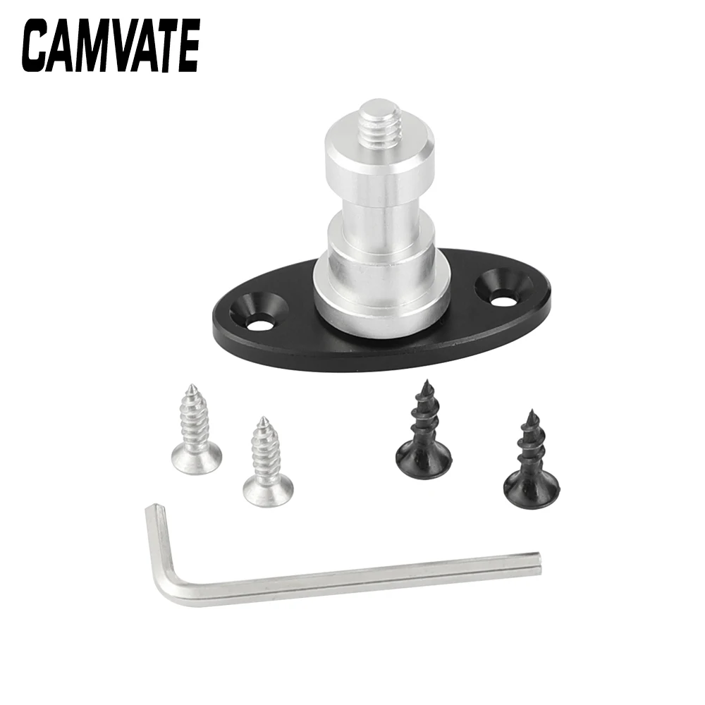CAMVATE стол/скоб/потолков/стены/подиум держатель с 1/4 "-20 наружная резьба представляет наиболее продаваемые наборы винтовых и овальным основанием для аксессуар подключения