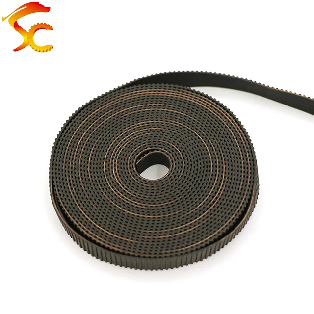 10meters/LOT MXL 10mm timing belt Pitch=2.032 open rubber belt width 10mm 3D Printer belt MXL-10 Free Shipping