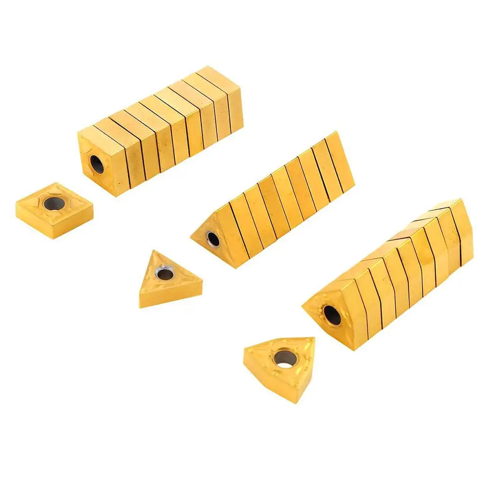 30pcs Metal Indexable Carbide Turning Insert Blades CNMG 431 + WNMG 431 + TNMG 331 for Lathe Turning Tool Holder