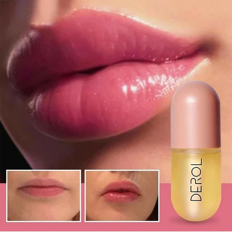 5Ml Instant Volumising Lippen Voller Repareren Verminderen Lip Fijne Lijnen Masker Langdurige Moisturizer Care Lip Olie Sexy Mollige serum