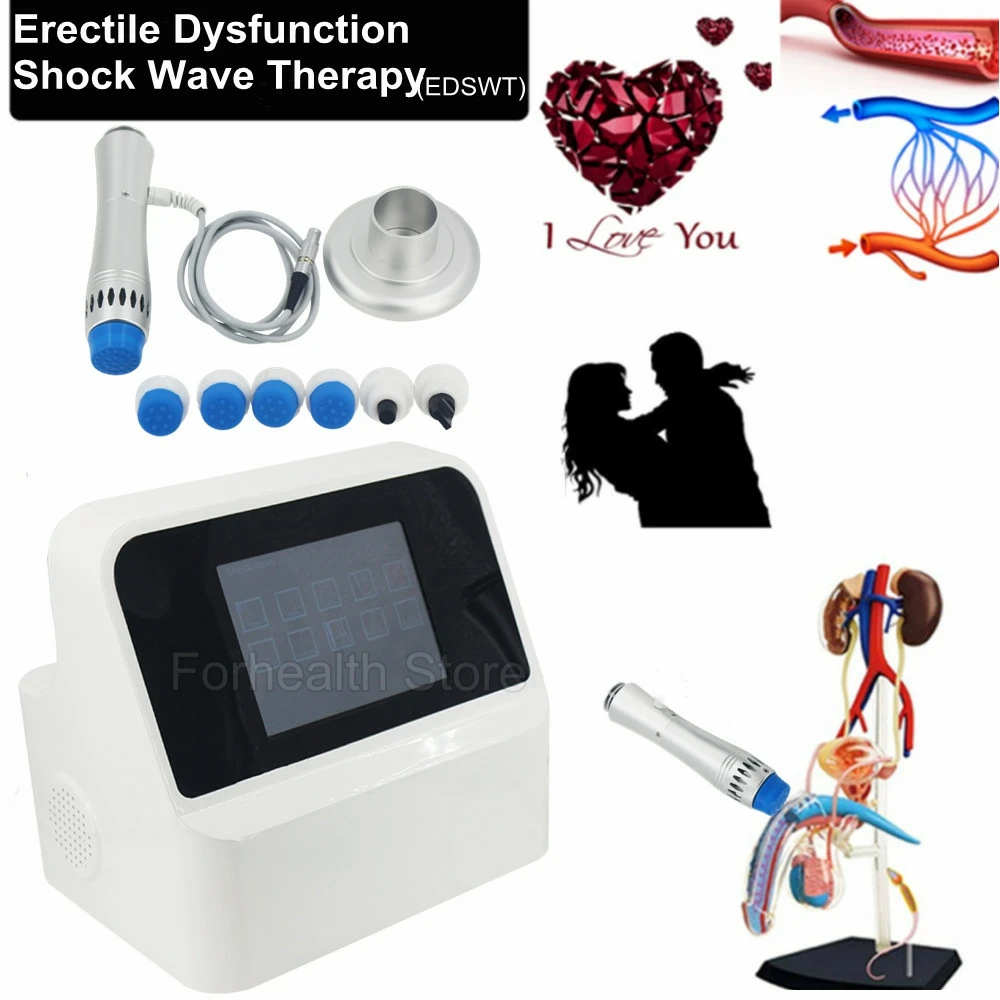 Shockwave Therapy Machine ED Erectile Health Care Shock Wave Treatment Muscle Relief Function Pain Shoulder Neck Massager