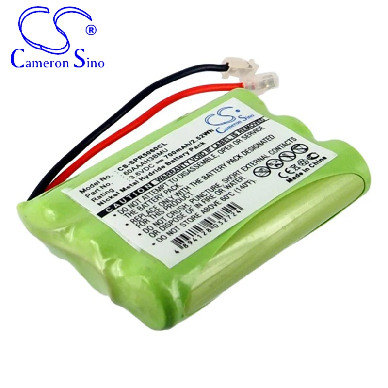 CameronSino Battery for Thomson T7400 T7500 T7800 fits Samsung 60AAAH3BMU Cordless phone Battery,Landline battery 700mAh 3.60V