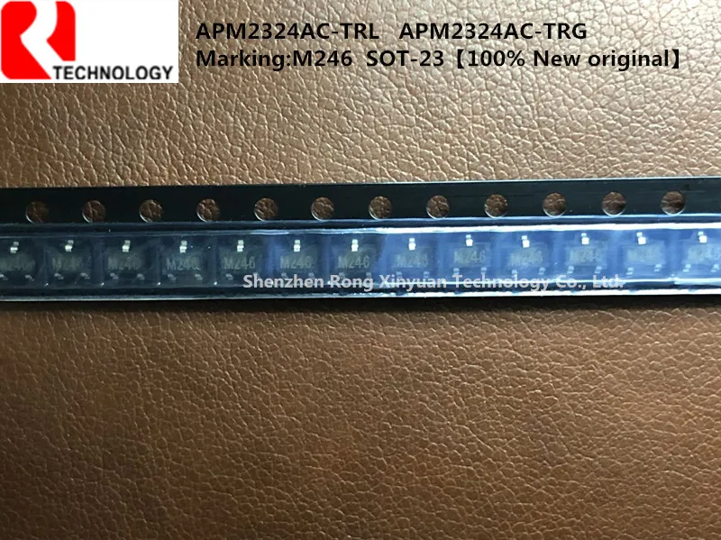 10pcs/lot APM2324AC-TRG APM2324AC-TRL APM2324AC-TR APM2324AC APM2324 APM2324AAC Marking: M247 M24 SOT-23 100% New Original